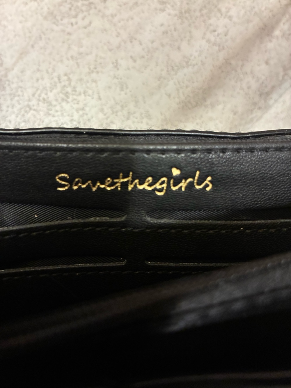 Leopard Accent Black Crossbody Bag - Savethegirls - Picture 7 of 8